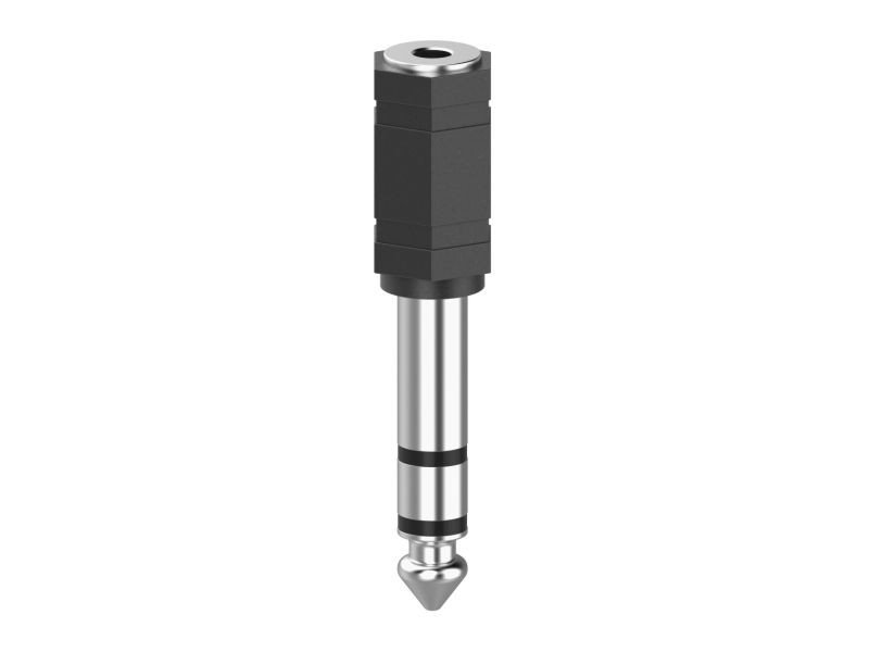 Hama 00205194, 3,5 mm, 6,3 mm, svart, silver