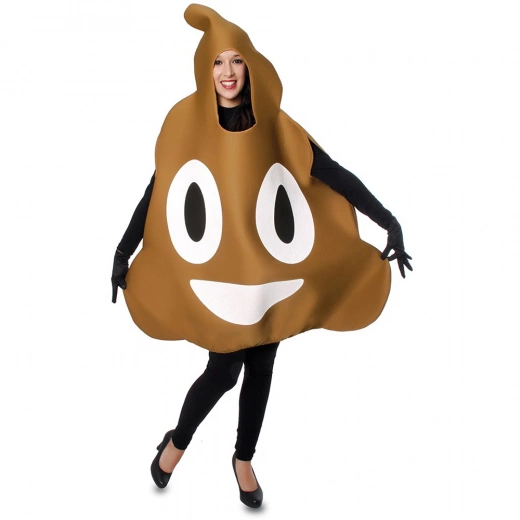 Maskeraddräkt - Bajs Emoji