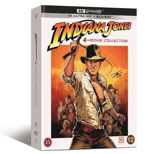 Indiana Jones: The Complete Collection 4-Movie Collection (4K Ultra HD + Blu-ray) (9 disc)