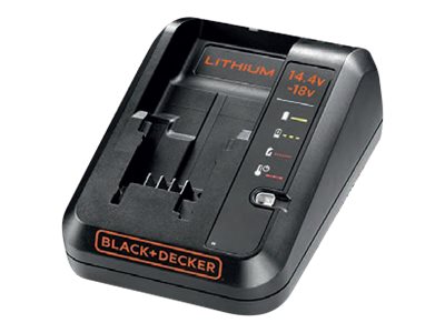 Black & Decker Power Connect - Batteriladdare - 1 x batterier laddas - 1 A - för BLACK+DECKER BCD003, BCD900, BCG720, BDCCS18, BDCDC18, BDCDS18, BDCJS18, BDCR18, BDCROS18