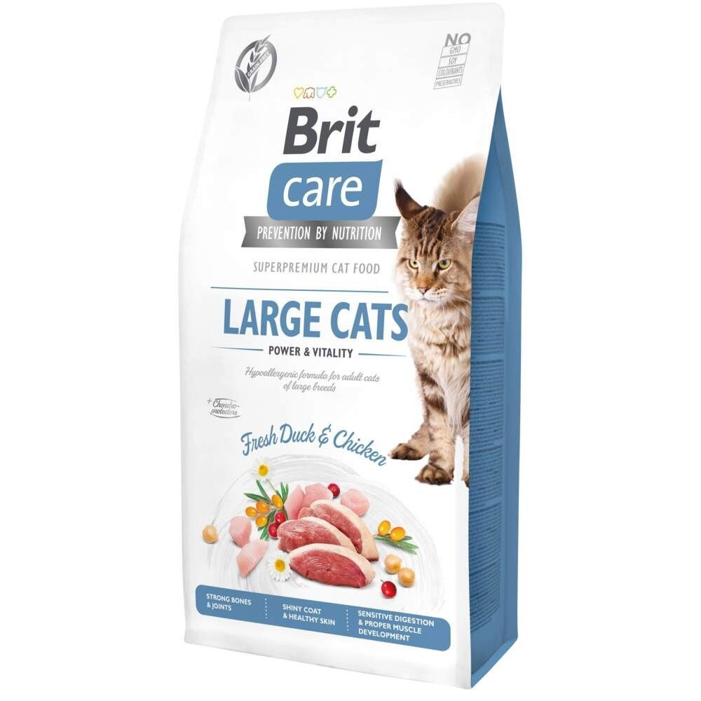 Brit Care Cat Grain Free Large Cats Power & Vitality Torrfoder till Katt 2 kg