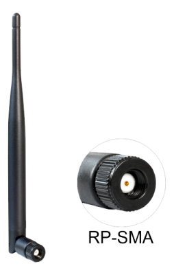 Antenn DeLOCK Dual Band 2,4/5GHz, 802.11 ac/a/b/g/n, 4-5dBi, RP-SMA, bild 3