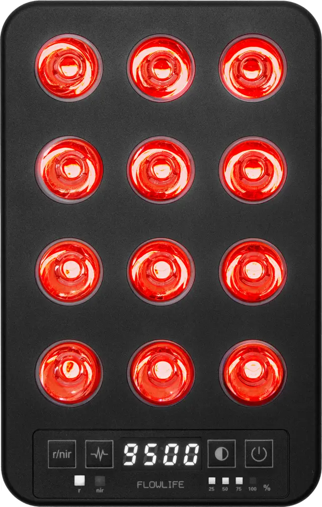 Flowlife Panel Go 60 Two Waves energilampa FLFLPG602WV1 (svart)