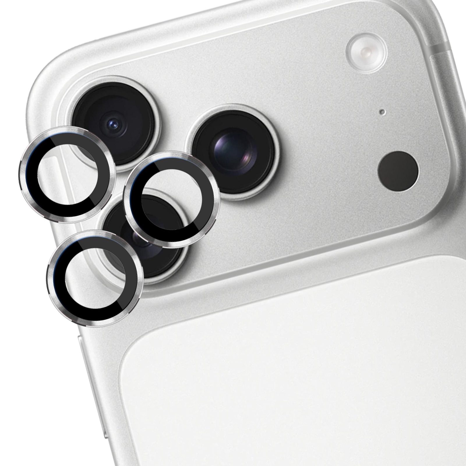 3mk Lens Protection Pro kameralinsglas för Apple iPhone 17 Pro / 17 Pro Max – silver, bild 5
