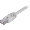 Nätverkskabel skärmad F/UTP Cat.6, RJ45, LSZH, 3 meter - Grå