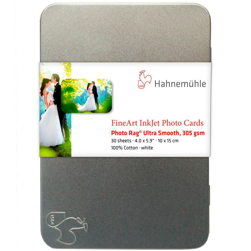Hahnemuehle Photo Rag Ultra Smooth Paper 305gsm 10x15 / 30