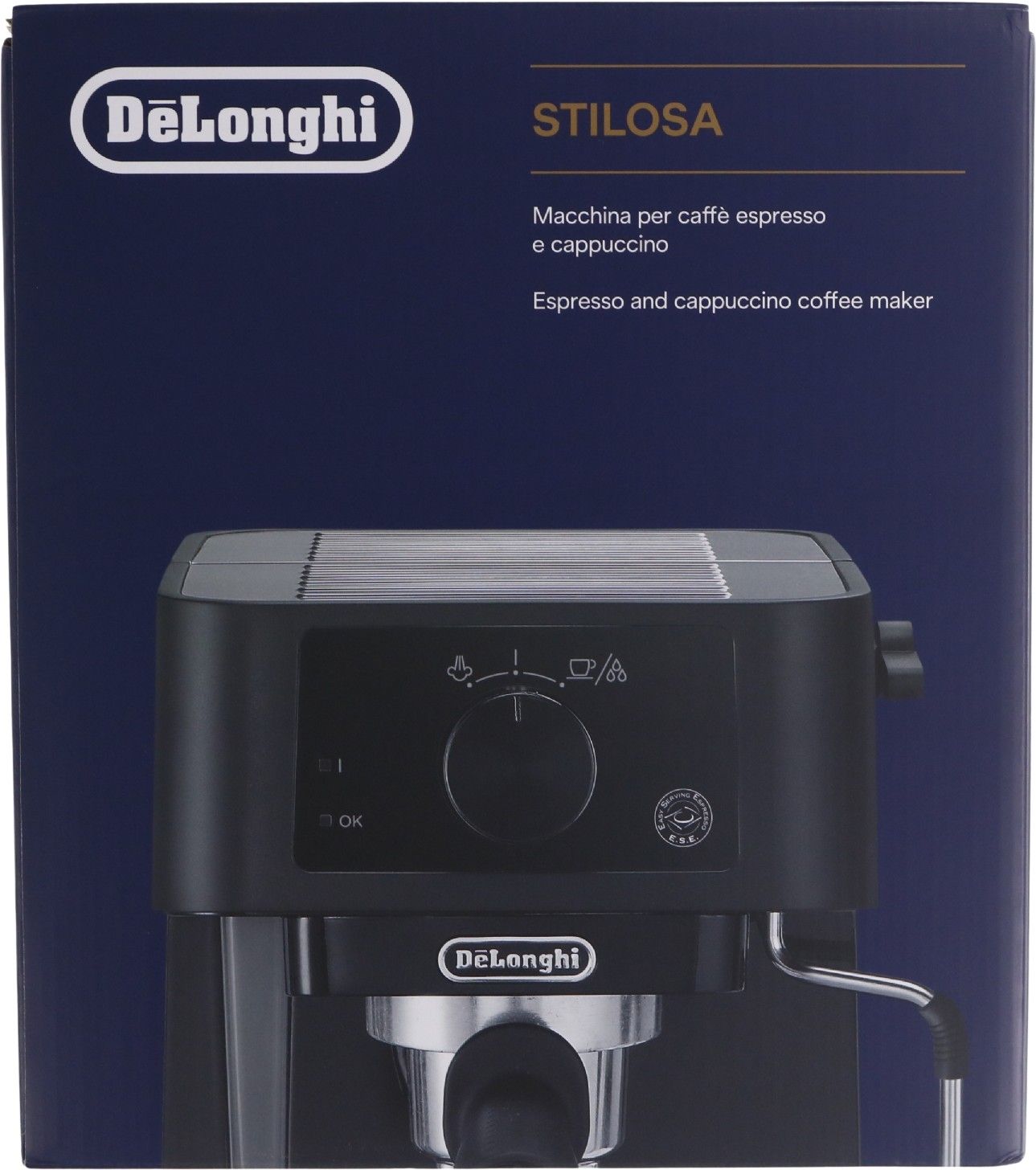 De'Longhi Stilosa EC235.BK - Kaffemaskin med mjölkskummare - 15 bar - svart