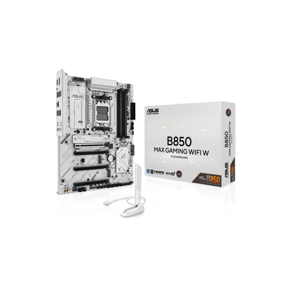 ASUS B850 Max Gaming WIFI White