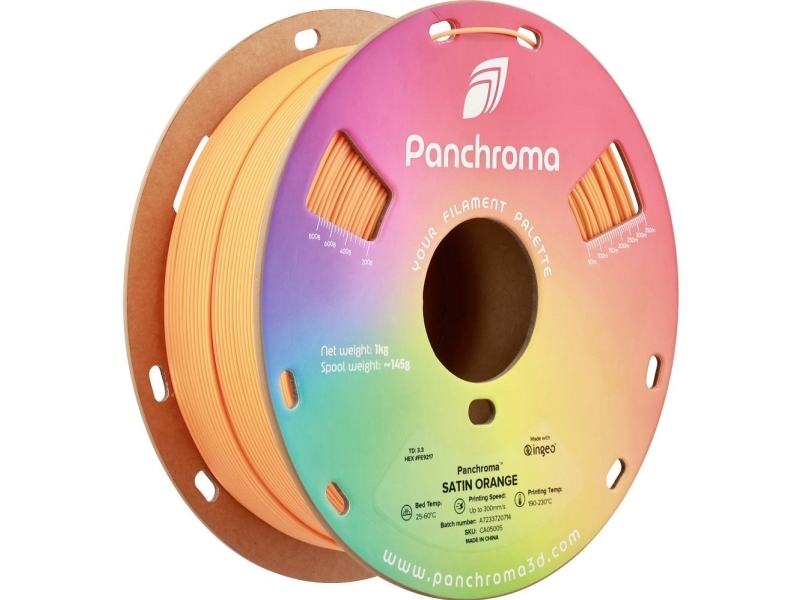Polymaker CA05005 Panchroma™ Satin Filament PLA - hög styvhet 1.75 mm 1000 g Orange (1 st.)