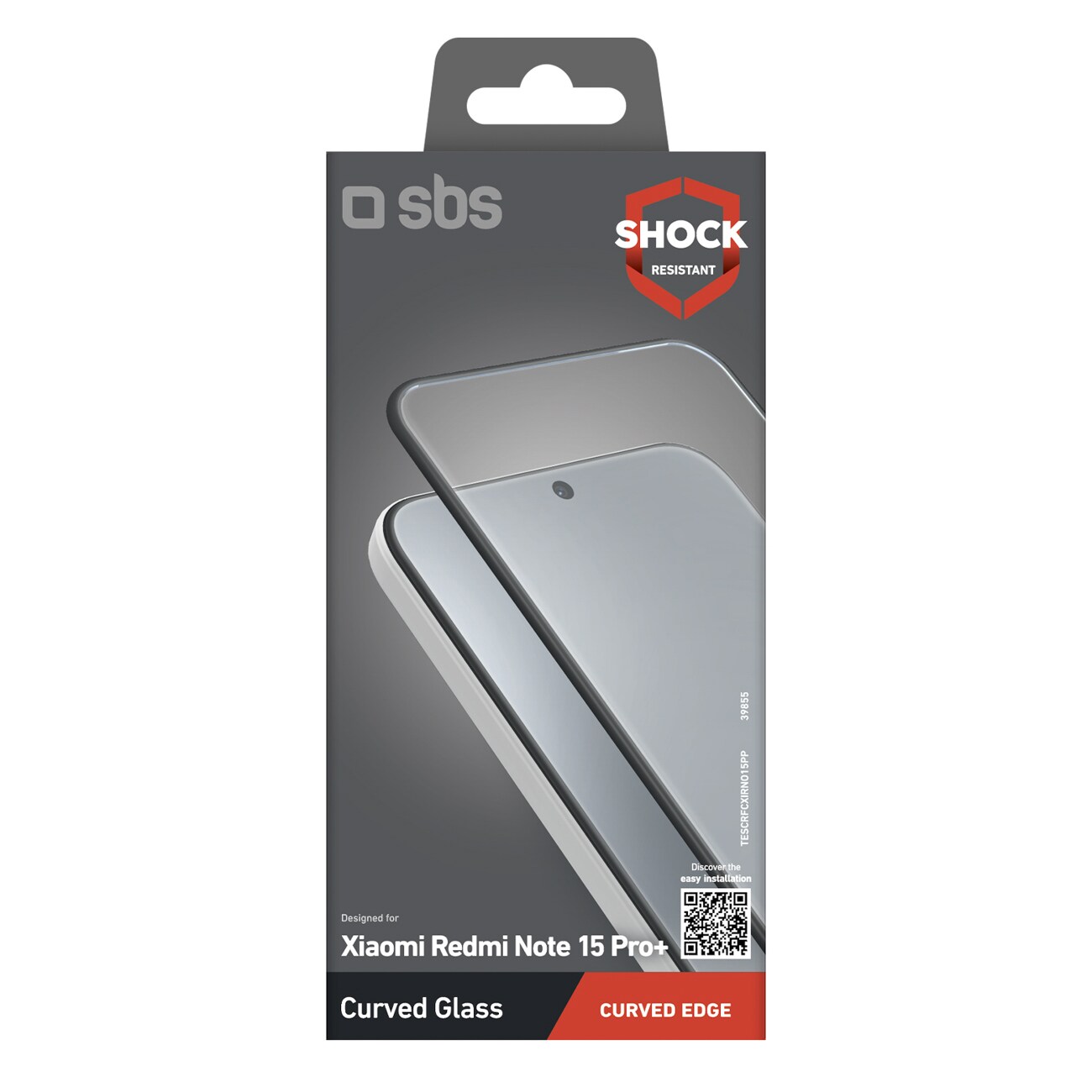 SBS Screenglass 4D härdat glas för Xiaomi Redmi Note 15 Pro+, bild 2