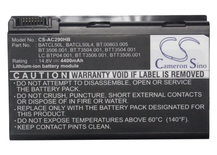 Batteri till Notebook, Bärbar dator för Acer Travelmate 291Lmi, TravelMate 2353LMi m.fl., bild 3