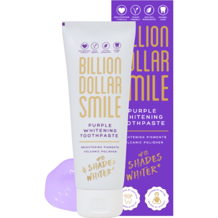 Billion Dollar Smile Purple Whitening Toothpaste 75 ml