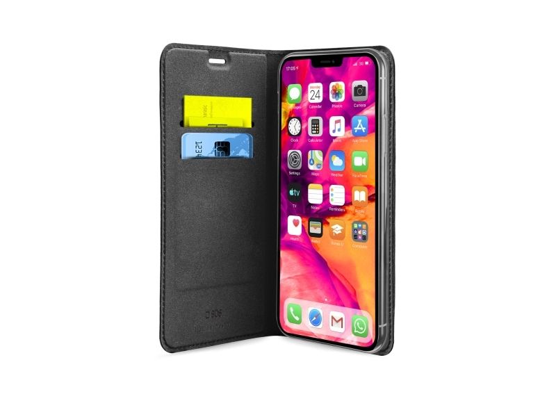 SBS TEBKLITEIP12MK, Plånbok, Apple, iPhone 12/12 Pro, 15,5 cm (6.1), Svart