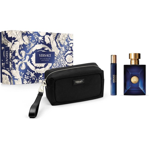 Versace Dylan Blue 100ml EDT Spray / 10ml EDT Spray / Toiletry Bag