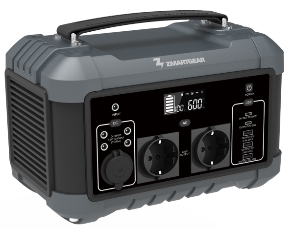 Zmartgear™ AC600 allt-i-ett ström för resa och nödsituationer ladda allt överallt