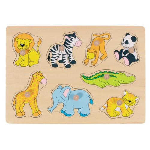 GOKI - Zoo animals, lift-out puzzle - (57874), bild 2