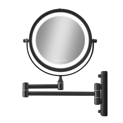 Gillian Jones Double-sided Wall Mirror with LED light Black