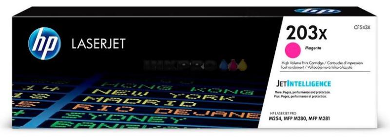 HP 203X, magenta toner
