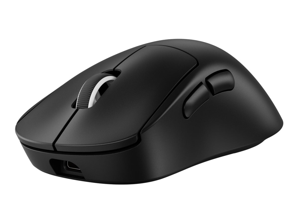 Logitech G PRO X SUPERLIGHT 2 DEX - Mus - ergonomisk - högerhänt - optisk - 5 knappar - trådlös, kabelansluten - 2.4 GHz, USB - svart, bild 2