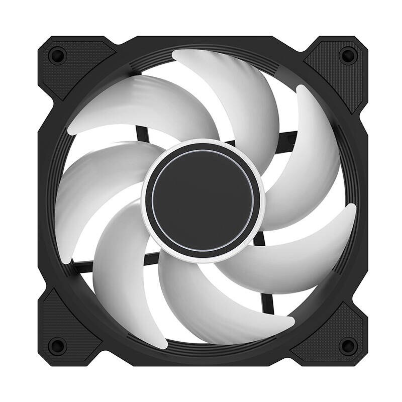 Darkflash DR08 Cooling Fan (Black) - Chassi fläkt - 120mm - Svart - 30 dBA, bild 4