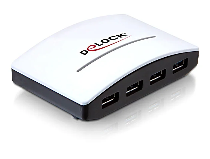 Delock USB-A 3.0-hubb med 4x USB-A-portar