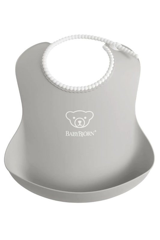 Babybjörn haklapp 1-pack, grå