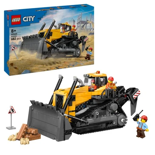 LEGO City bulldozer 60466 (gul)