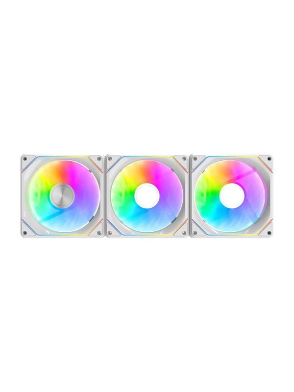 Darkflash Gauss G24 3-in-1 computer fans (white) - Chassi fläkt - 120mm - Vit - 33 dBA, bild 4