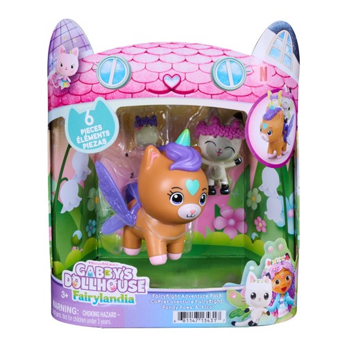 Gabby's Dollhouse - Fairyflight Figure Set - Pandy Paws & Kico