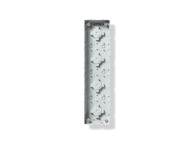 Siedle GU 611-4/1-0, Flush mount box, Grå, Siedle, Plast, Yta, 100 mm