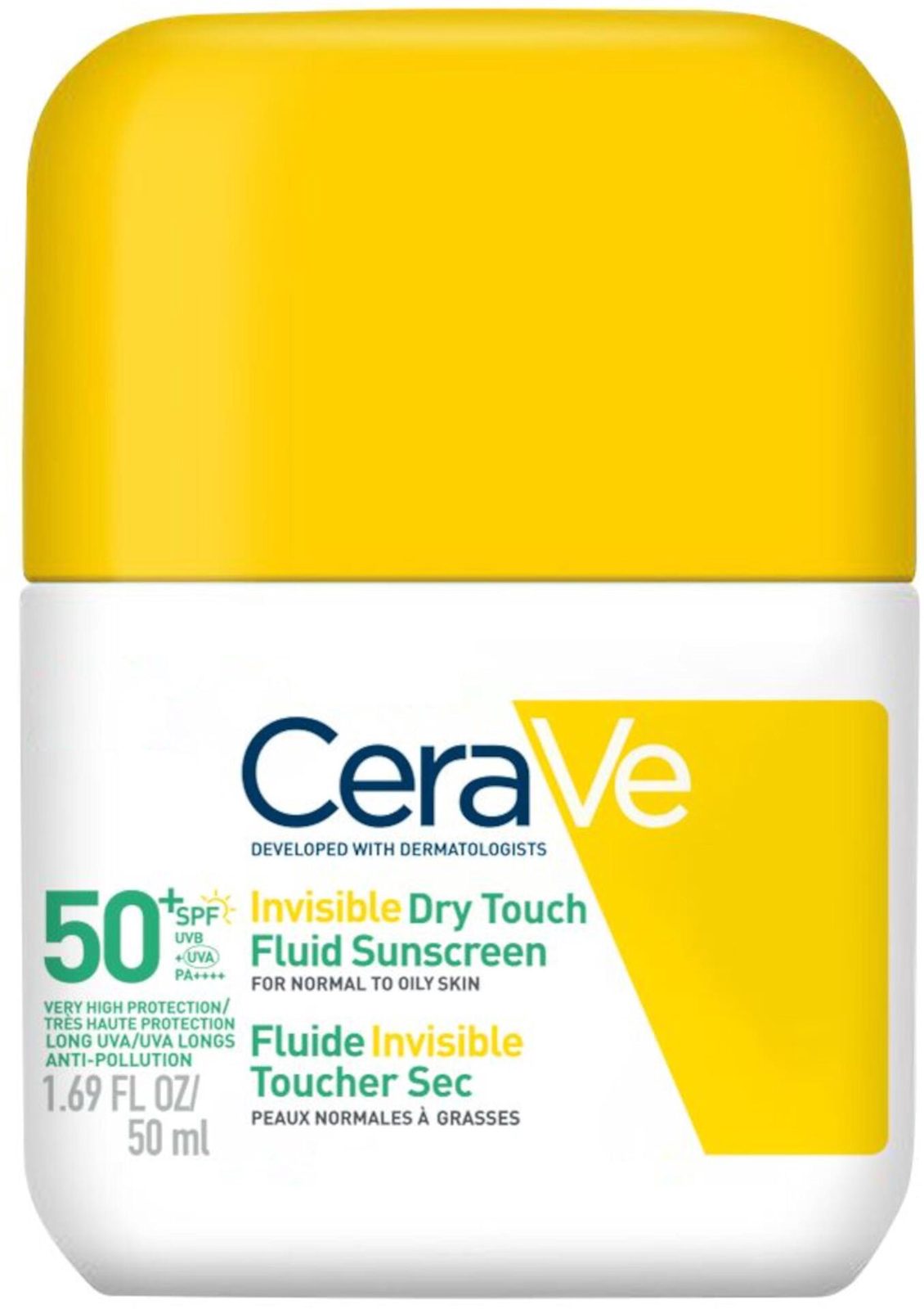 CeraVe Invisible Dry Touch Fluid Sunscreen Face SPF50+ 50 ml 50 ml