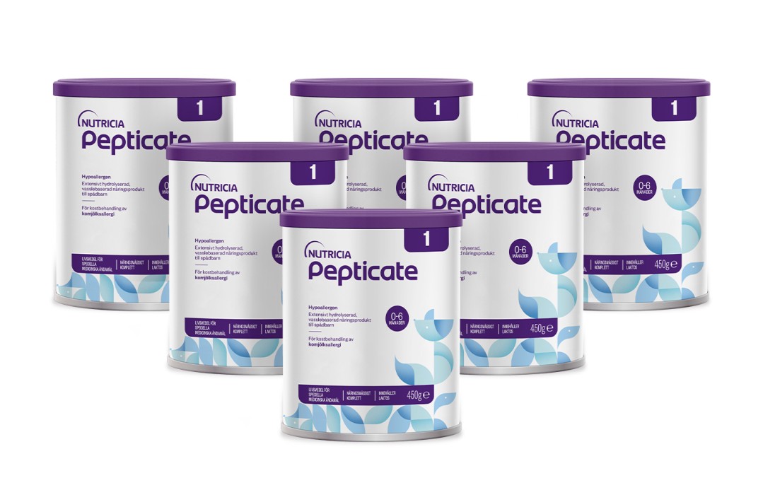 Pepticate 1, 6x450 g Storpack