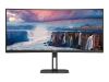 34" AOC CU34V5C, Curved VA 3440x1440, 1 ms, 100Hz FreeSync, 1500R, höjdjusterbar, HDMI/DP/USB-C 65W, USB 3.2-hubb, bild 2