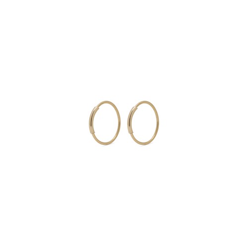 PILGRIM - Raquel Hoop Earrings - Gold-Plated - X-Small