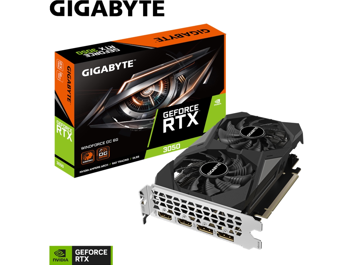 Gigabyte Geforce RTX 3050 WINDFORCE V2 6GB OC