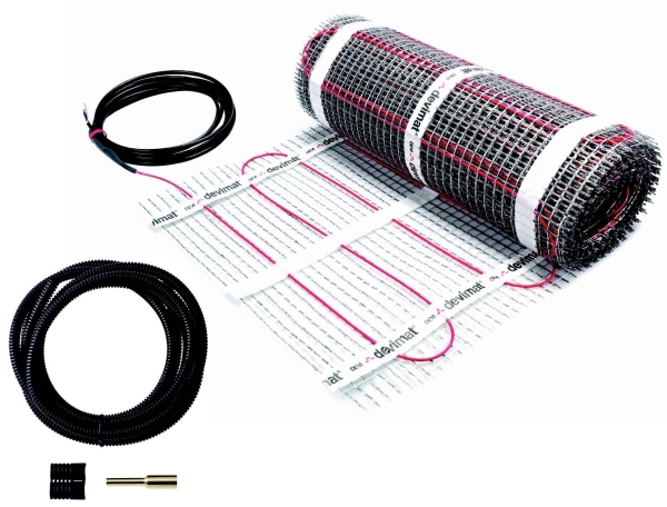 Kabelmatta Devimat DTIF-150 1350W 230V 0,5x18M med givarrör