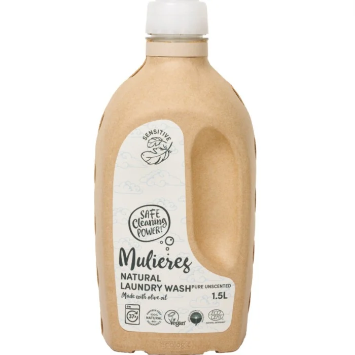 Mulieres Natural Laundry Wash Pure Unscented 1500 ml