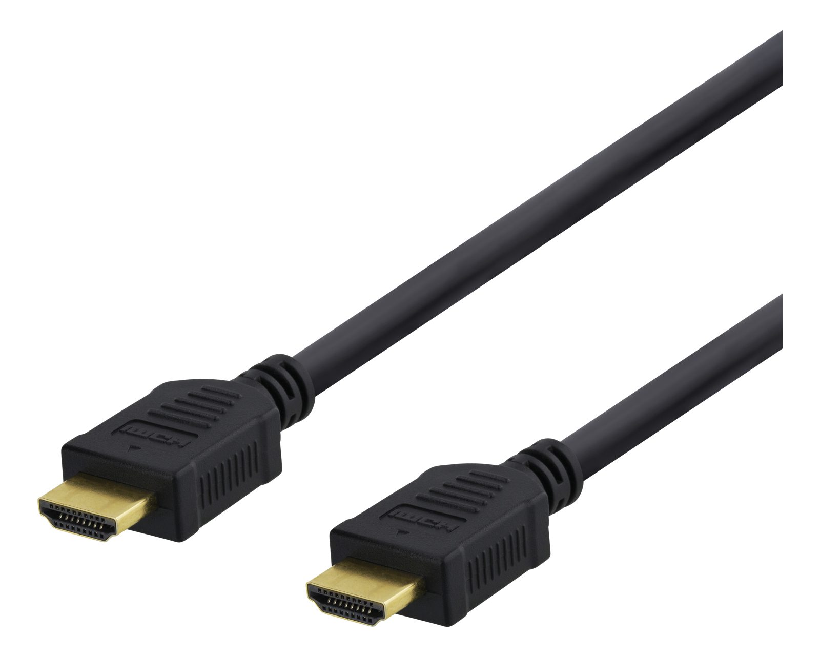 HDMI-kabel Deltaco, Ethernet, 4K@30Hz, 7 meter - Svart, bild 4
