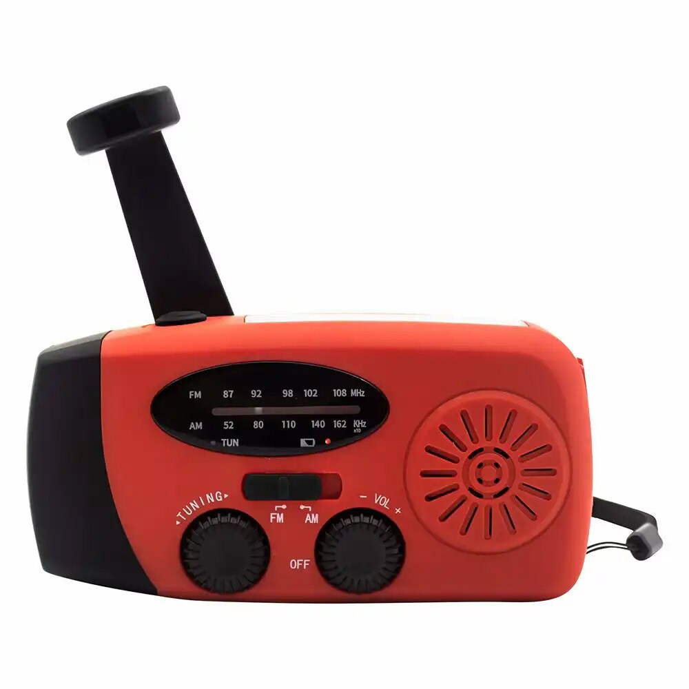 Denver SCR-2005 Vevradio med solcellsladdning, LED-ficklampa och nödladdning för mobil, bild 3