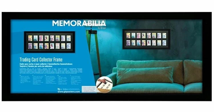 Trading Card Collector Frame 16 Position Black (30.5x76cm)