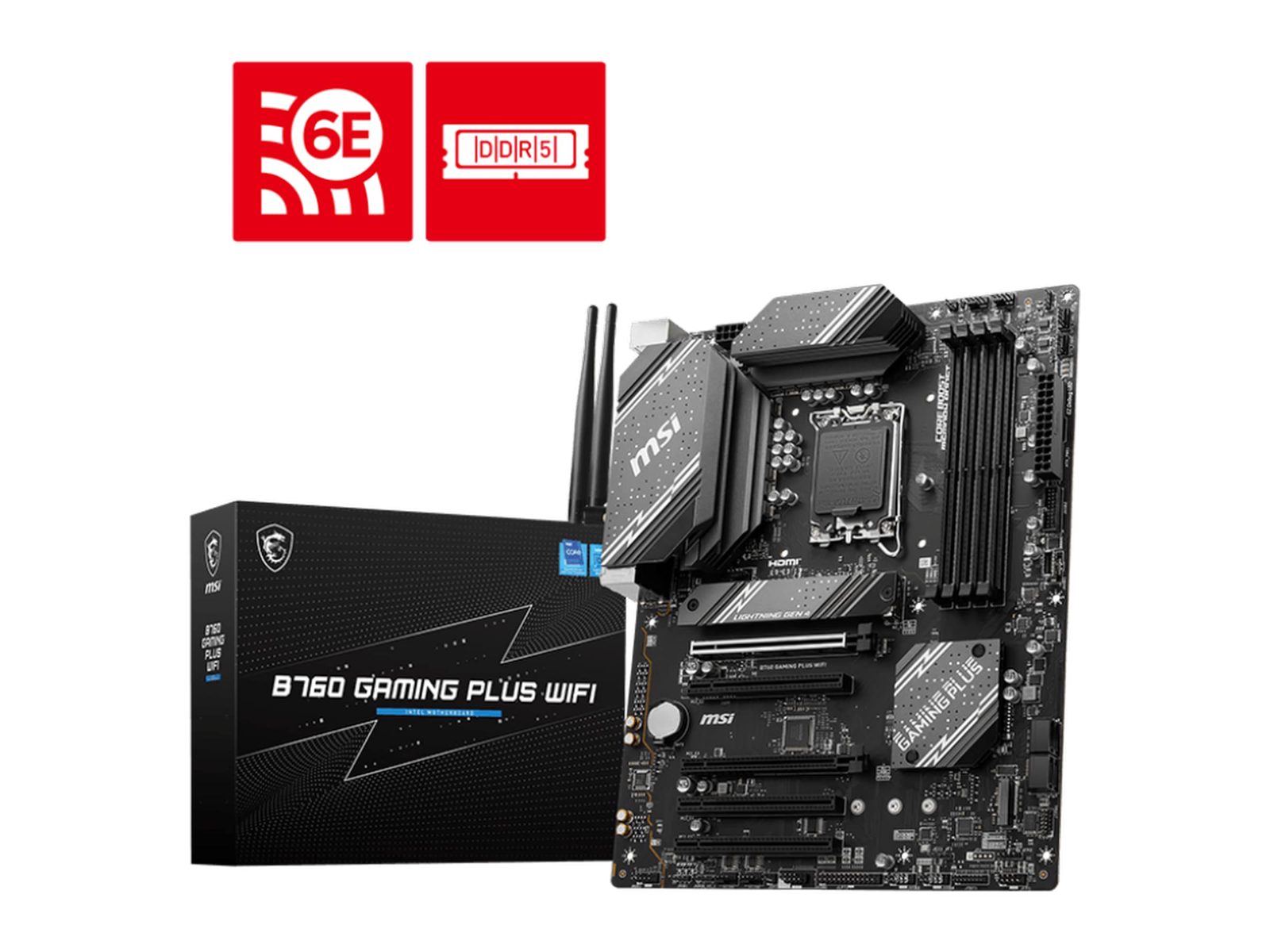MSI B760 GAMING PLUS WIFI moderkort