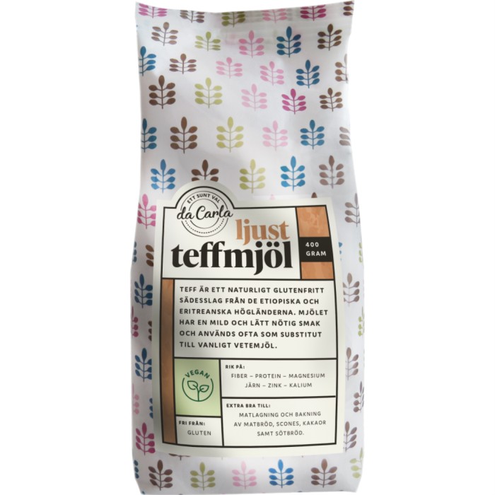Da Carla Teffmjöl Ljust 400 g