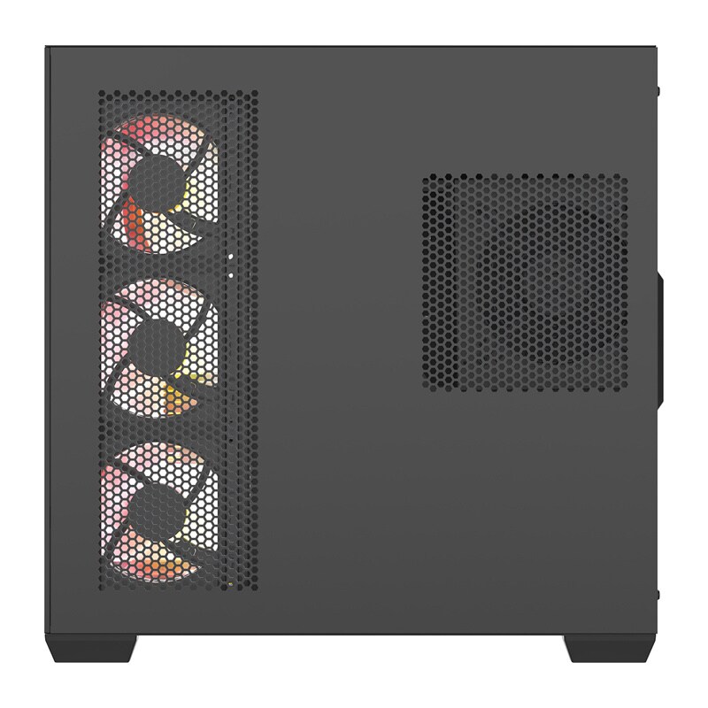 Darkflash C280 Computer Case + 7 Fans - Chassi - Svart, bild 3