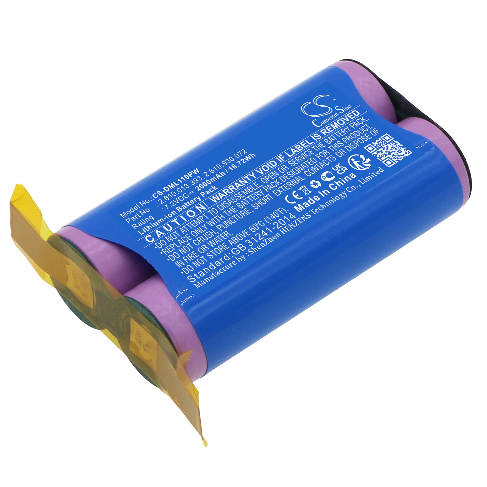 Batteri till Elverktyg för DREMEL 1100LI, Driver 1120, 1100-25 m.fl.