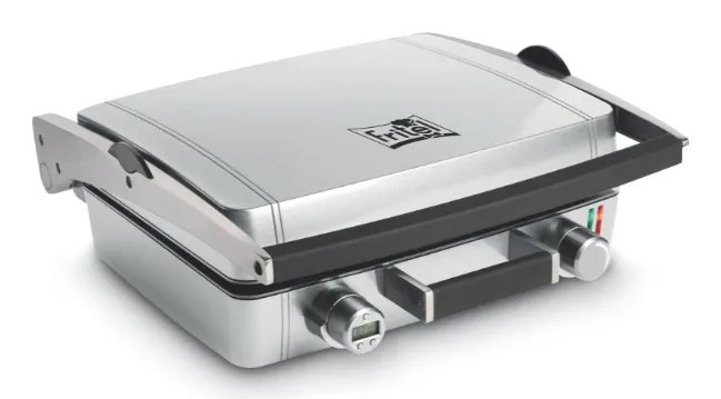 Fritel CW 3647, 2 våffla/våfflor, Rektangulär, Grå, Silver, 1600 W, 335 mm, 340 mm