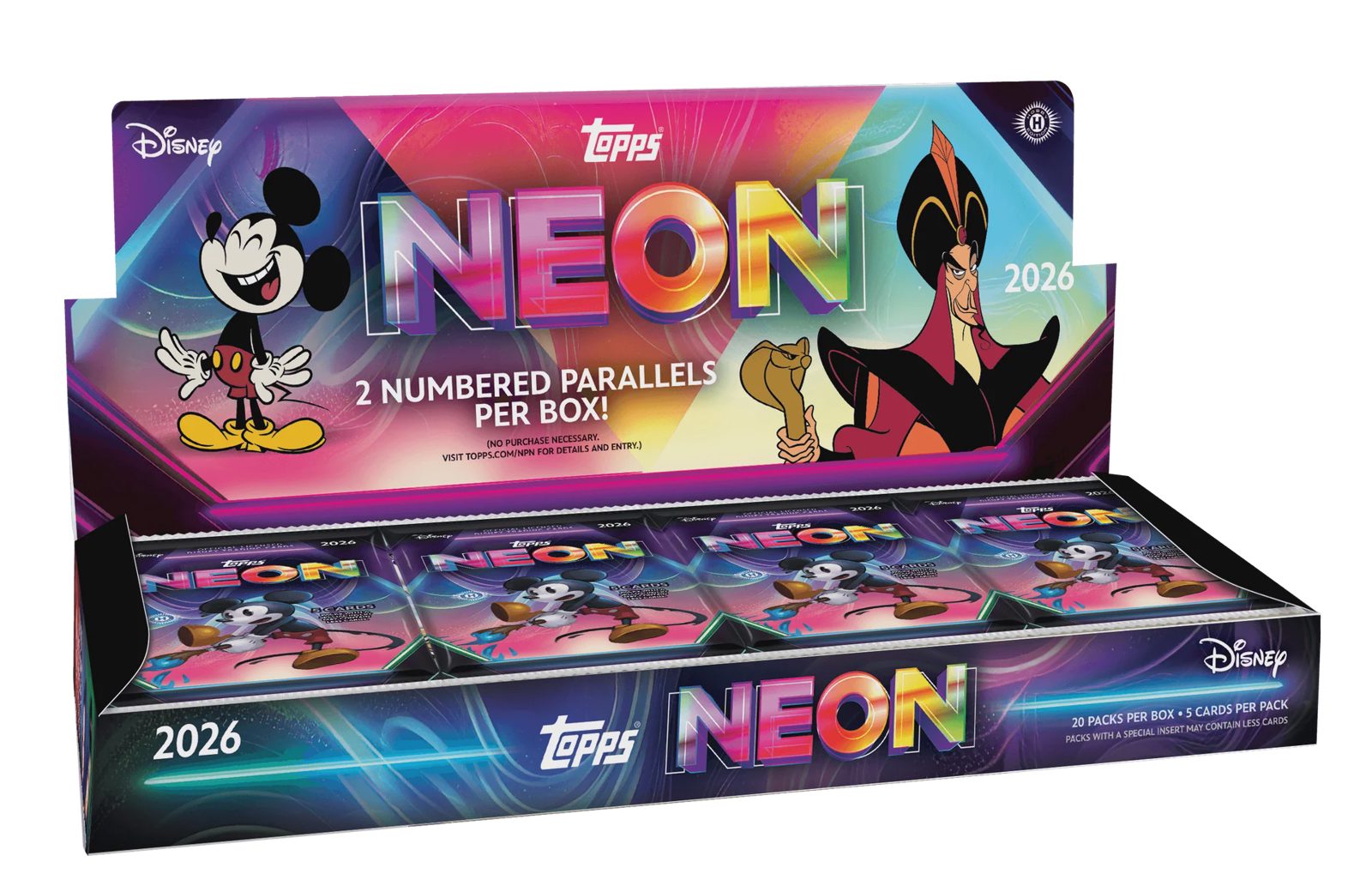 Topps 2026 Disney Neon - Hobby Box