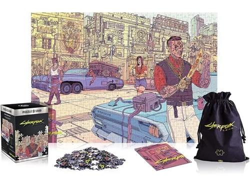 Cyberpunk 2077: Valentinos puzzles 1500 pcs, bild 2