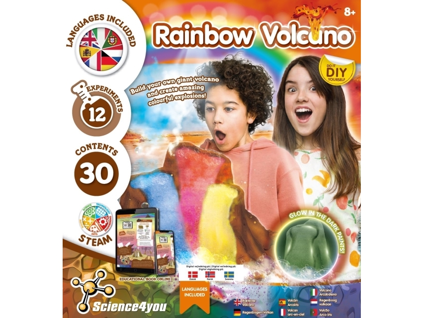 Science4you, Regnbåge Vulkan Set