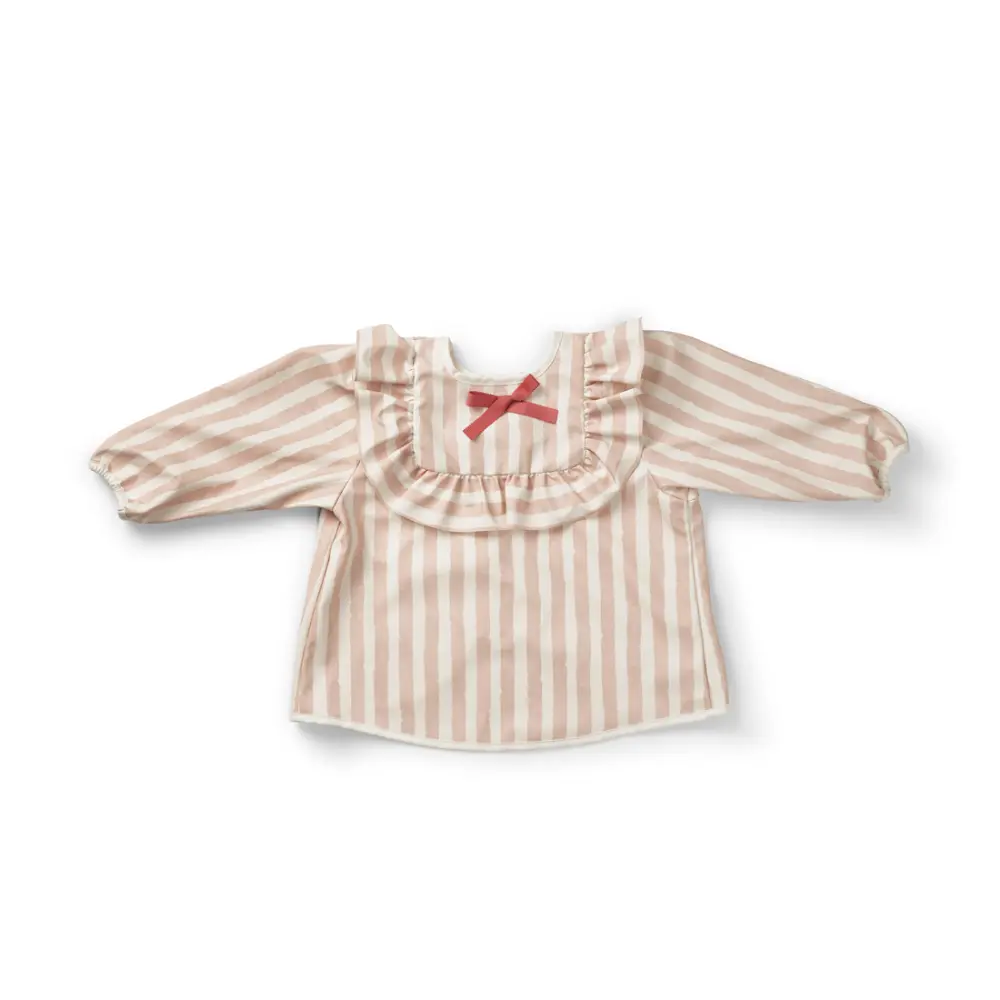 Elodie Longsleeved Baby Bib Candy Stripes, bild 2