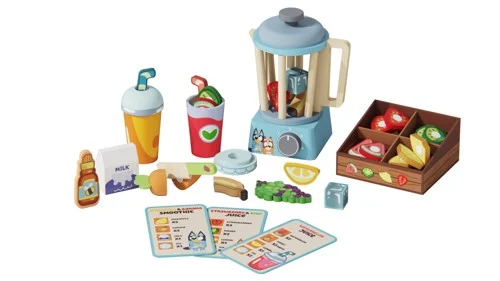 Bluey Juice Bar Set i trä, bild 3